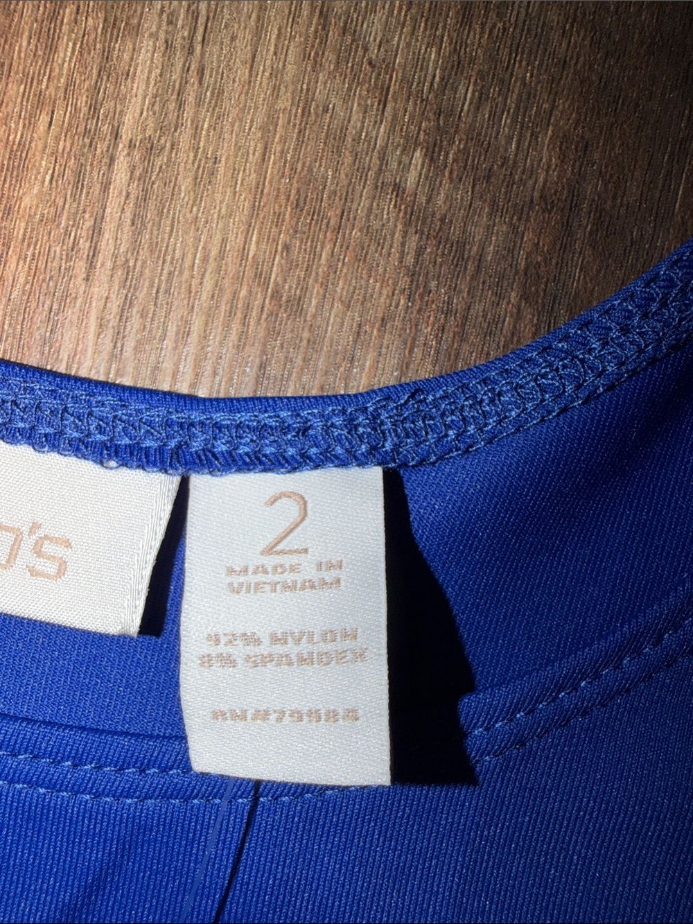 CHICO’S Lynette No Iron Shirt (3) & Microfiber Tank (2) Stratus Blue NWT - Picture 8 of 10